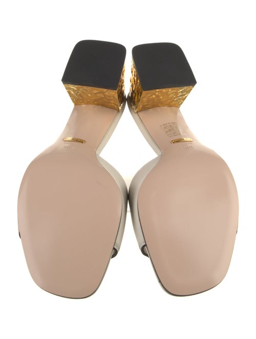 Gucci Interlocking G Logo Leather Slides