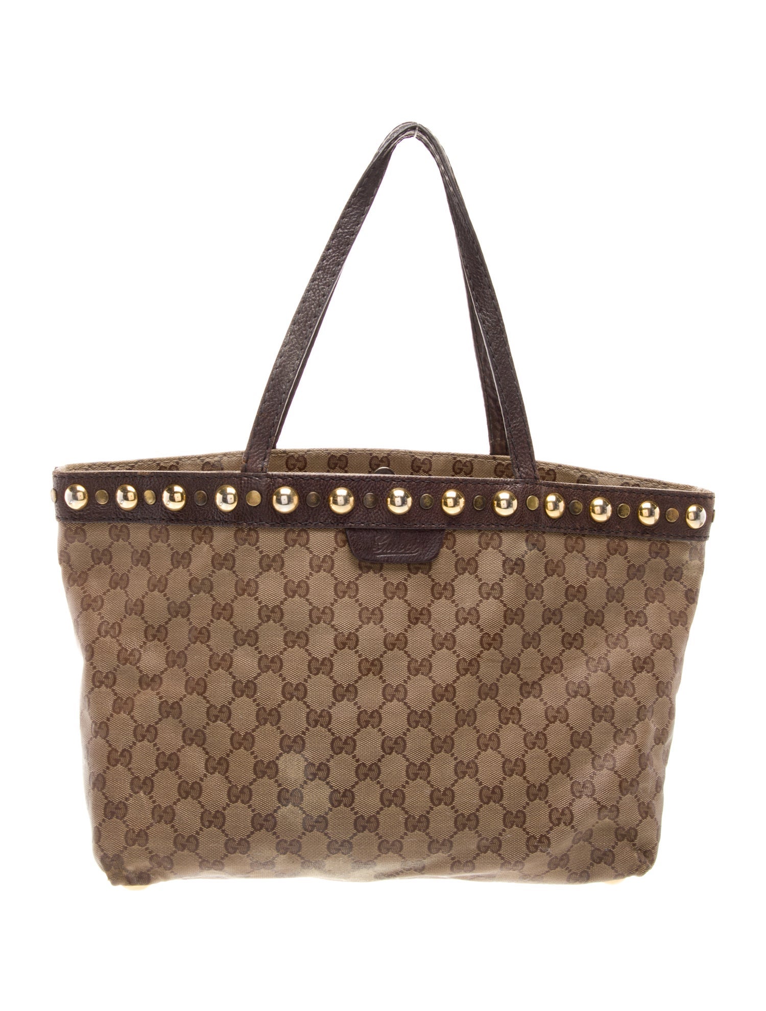 Gucci GG Supreme Crystal Babouska Medium Vintage