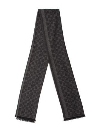 Gucci Silk GG Logo Scarf