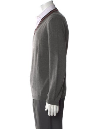 Gucci Web Accent Wool Pullover