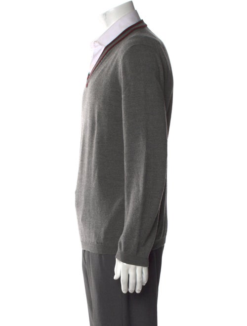 Gucci Web Accent Wool Pullover