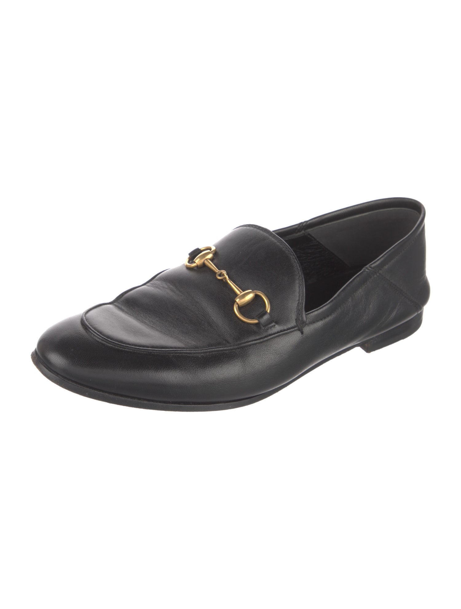 Gucci Brixton Horsebit Accent Loafers
