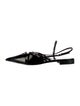 Gucci Horsebit Accent Leather Slingback Flats