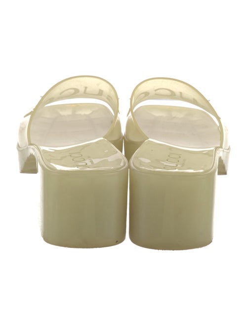 Gucci Plastique Rubber Slides
