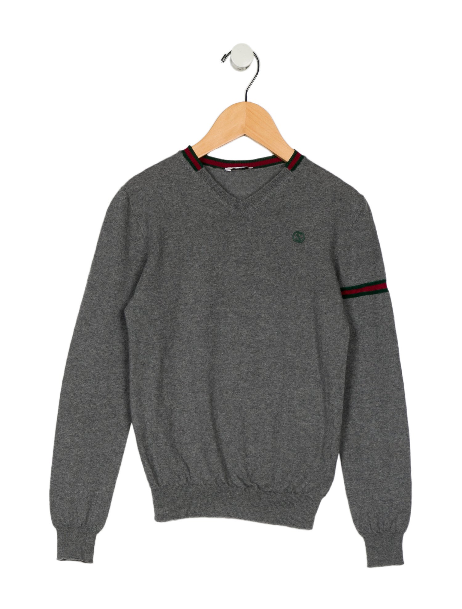 Gucci Gucci Kids' Wool V-Neck Sweater