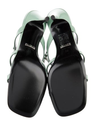 Gucci Horsebit Accent Patent Leather Slides