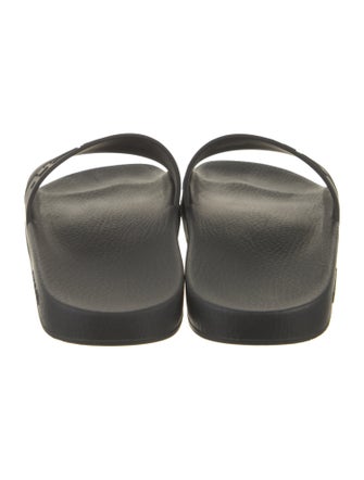 Gucci Black GG Logo Slides