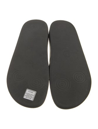 Gucci Black GG Logo Slides