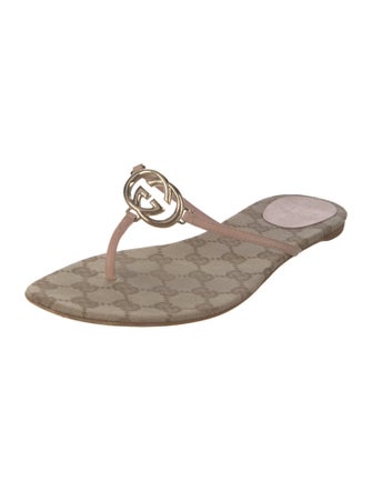 Gucci GG Canvas Canvas Slides