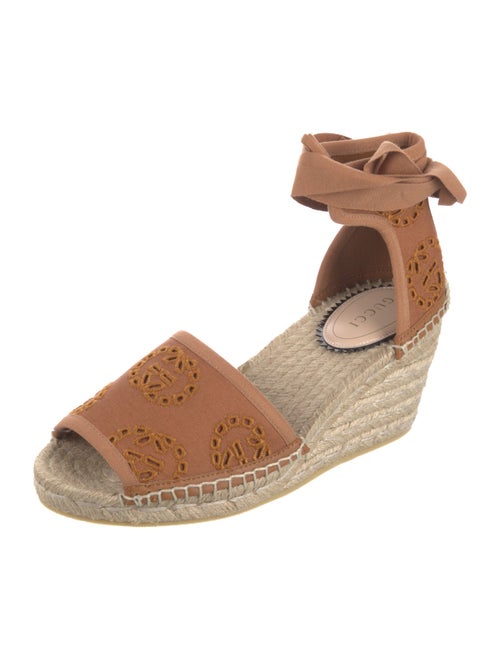 Gucci Damita GG Eyelet Interlocking G Logo Espadrilles