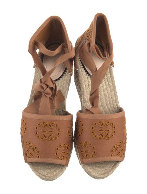 Gucci Damita GG Eyelet Interlocking G Logo Espadrilles