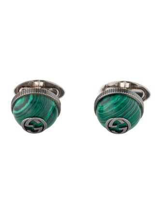Gucci Resin Interlocking G Cufflinks