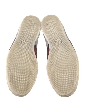 Gucci Sylvie Web Accent Glitter Sneakers