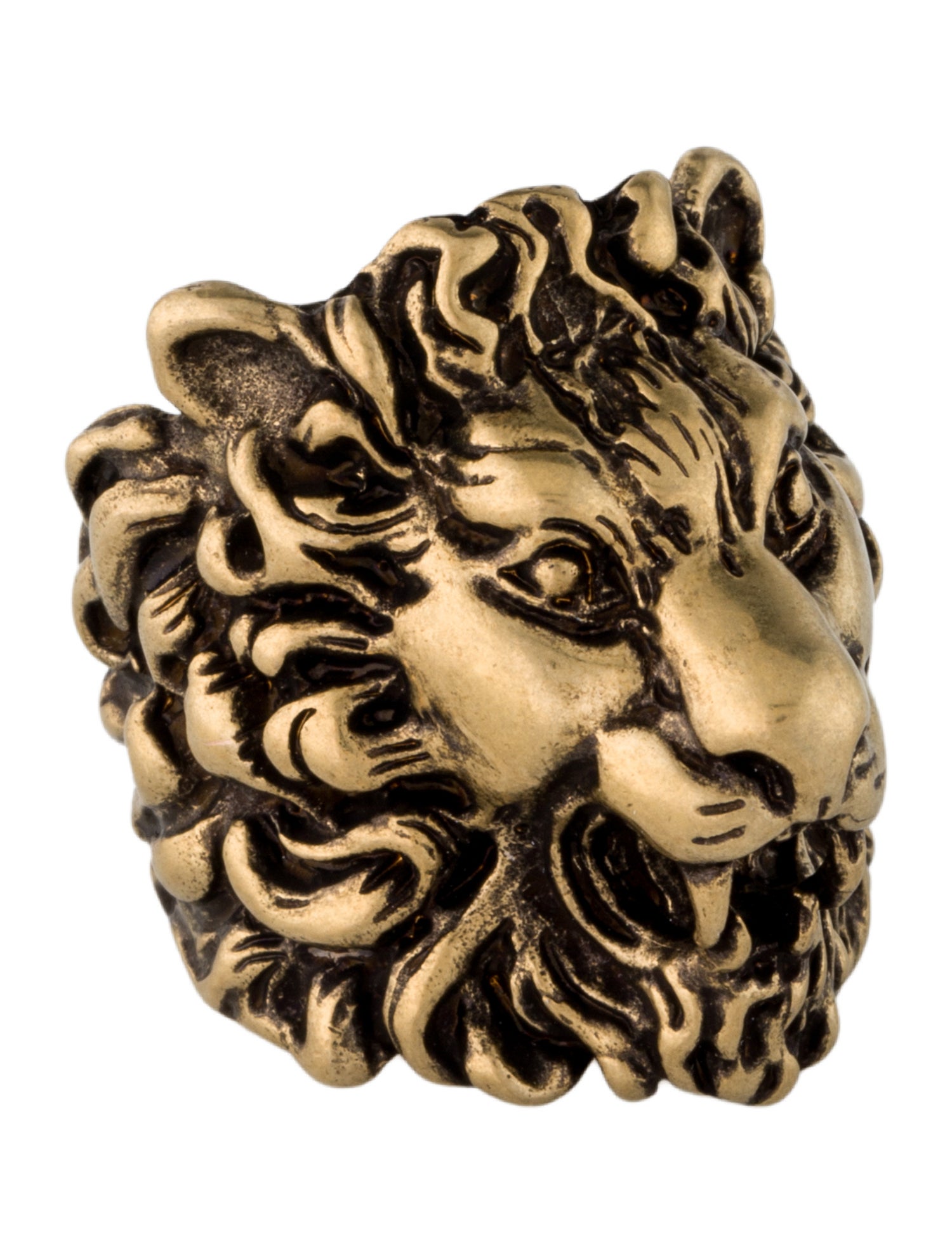 Gucci Lion Head Cocktail Ring