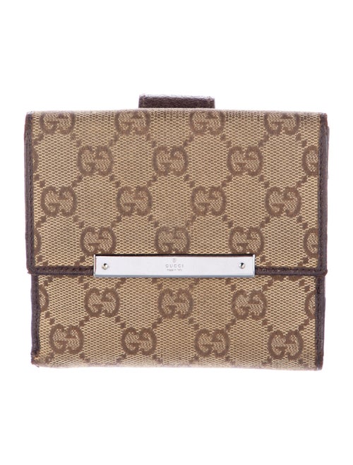 Gucci GG Canvas Canvas French Purse