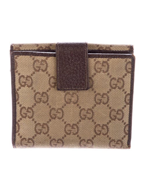 Gucci GG Canvas Canvas French Purse