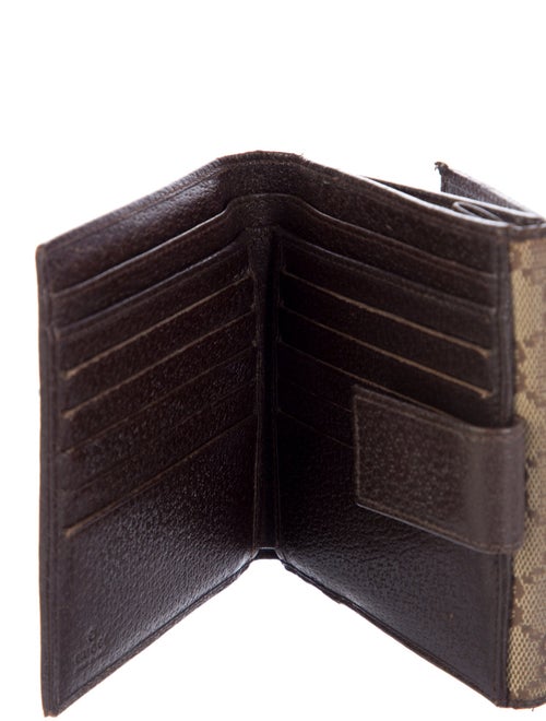 Gucci GG Canvas Canvas French Purse