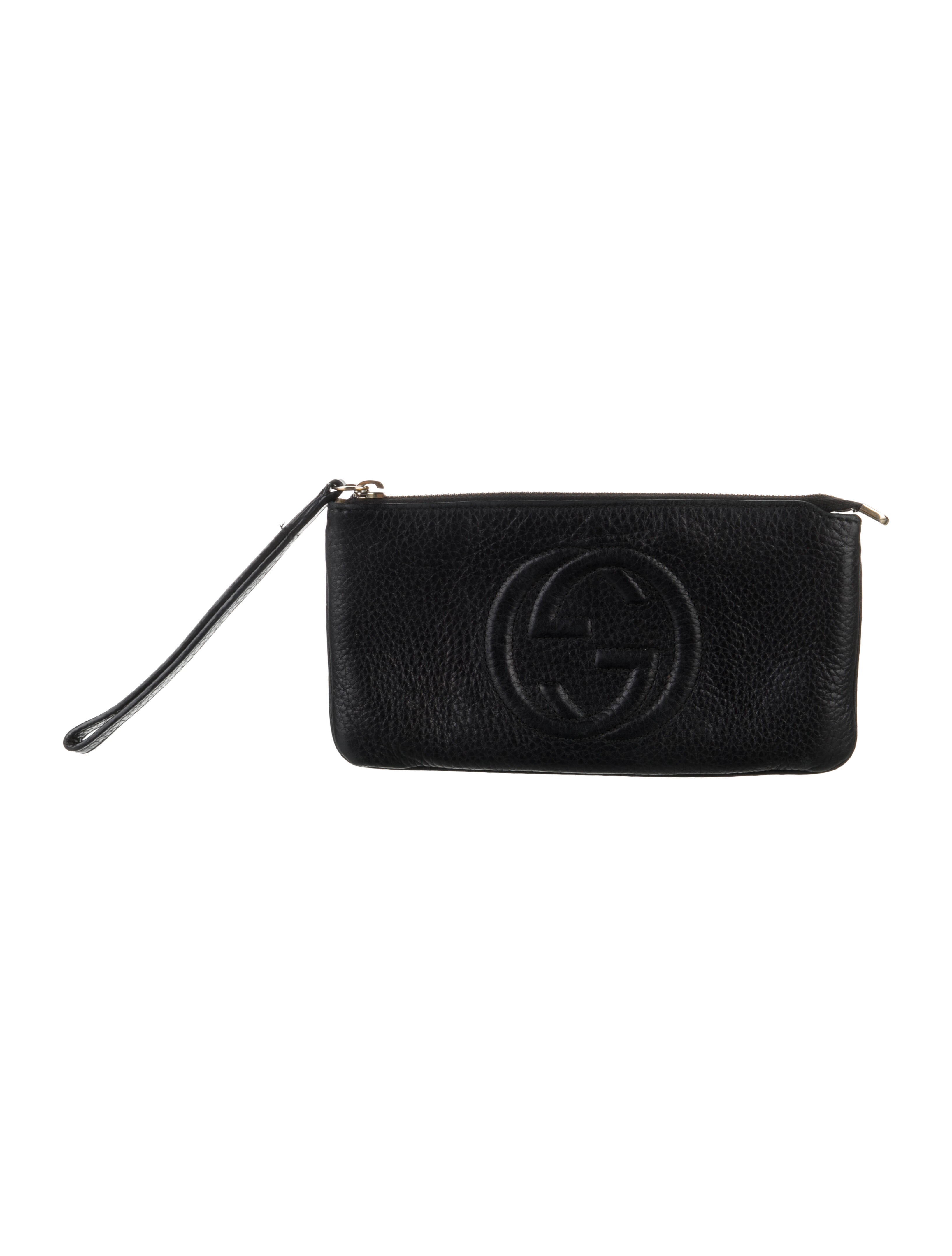 Gucci Leather Wristlet