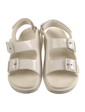 Gucci Running GG Logo Rubber Slingback Flats