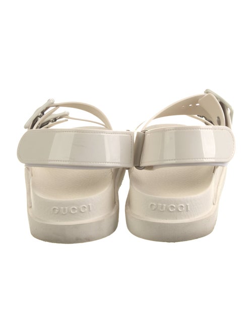 Gucci Running GG Logo Rubber Slingback Flats