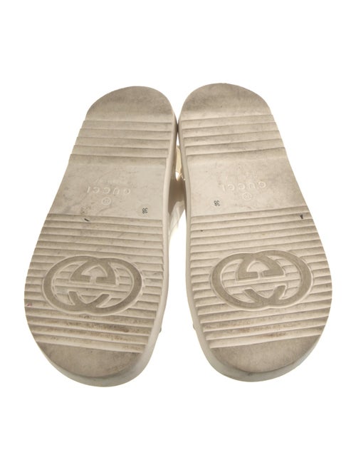 Gucci Running GG Logo Rubber Slingback Flats