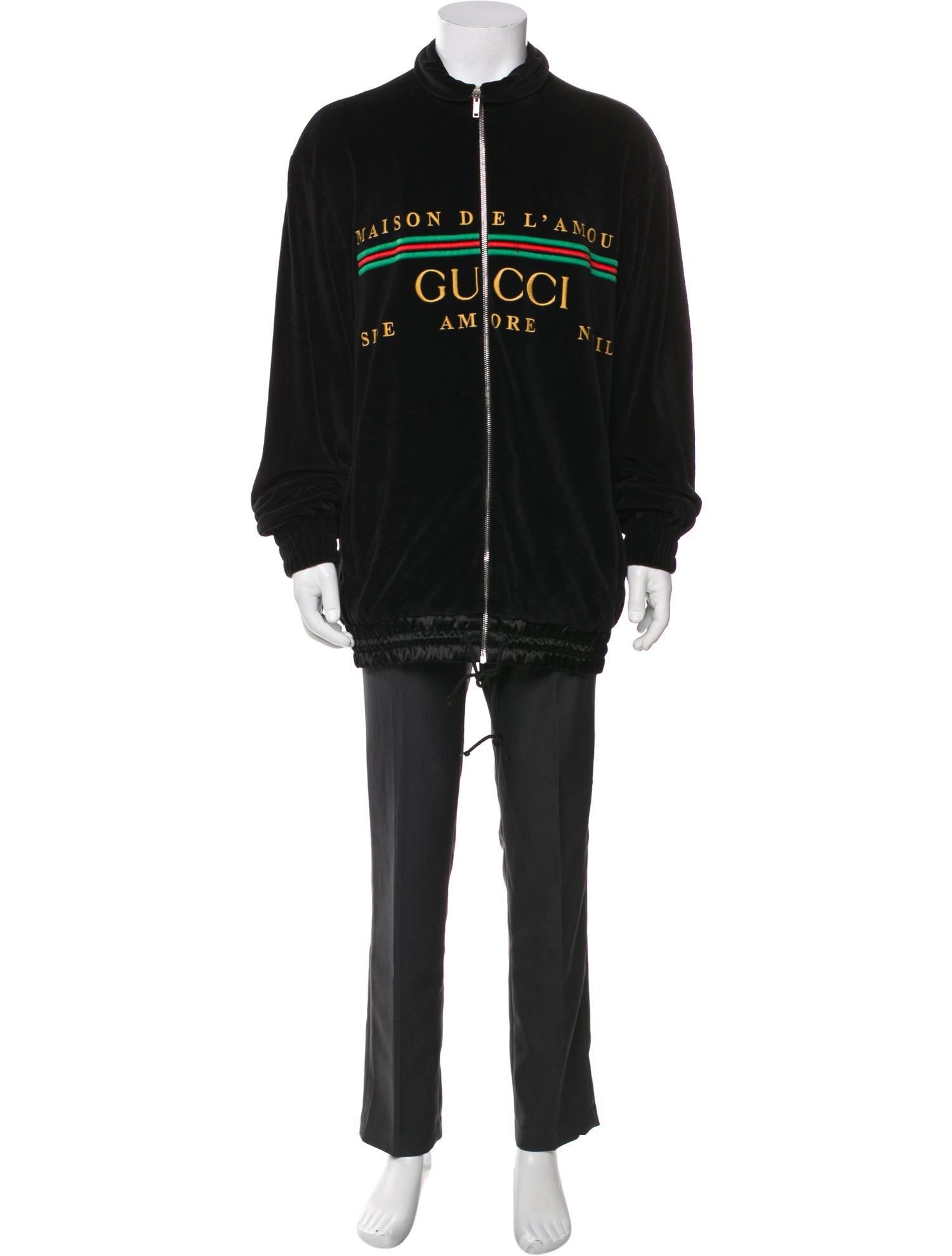 Gucci 2020 Web Accent Windbreaker