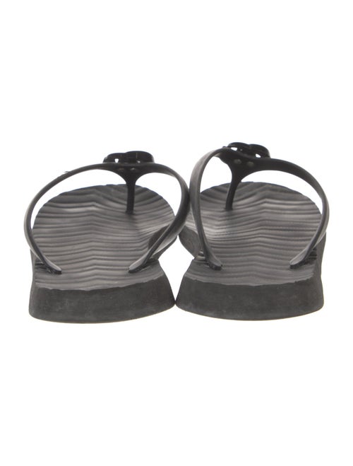 Gucci Double G Logo Rubber Flip Flops