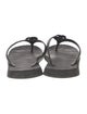 Gucci Double G Logo Rubber Flip Flops