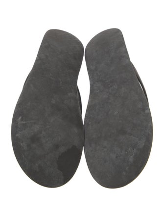 Gucci Double G Logo Rubber Flip Flops