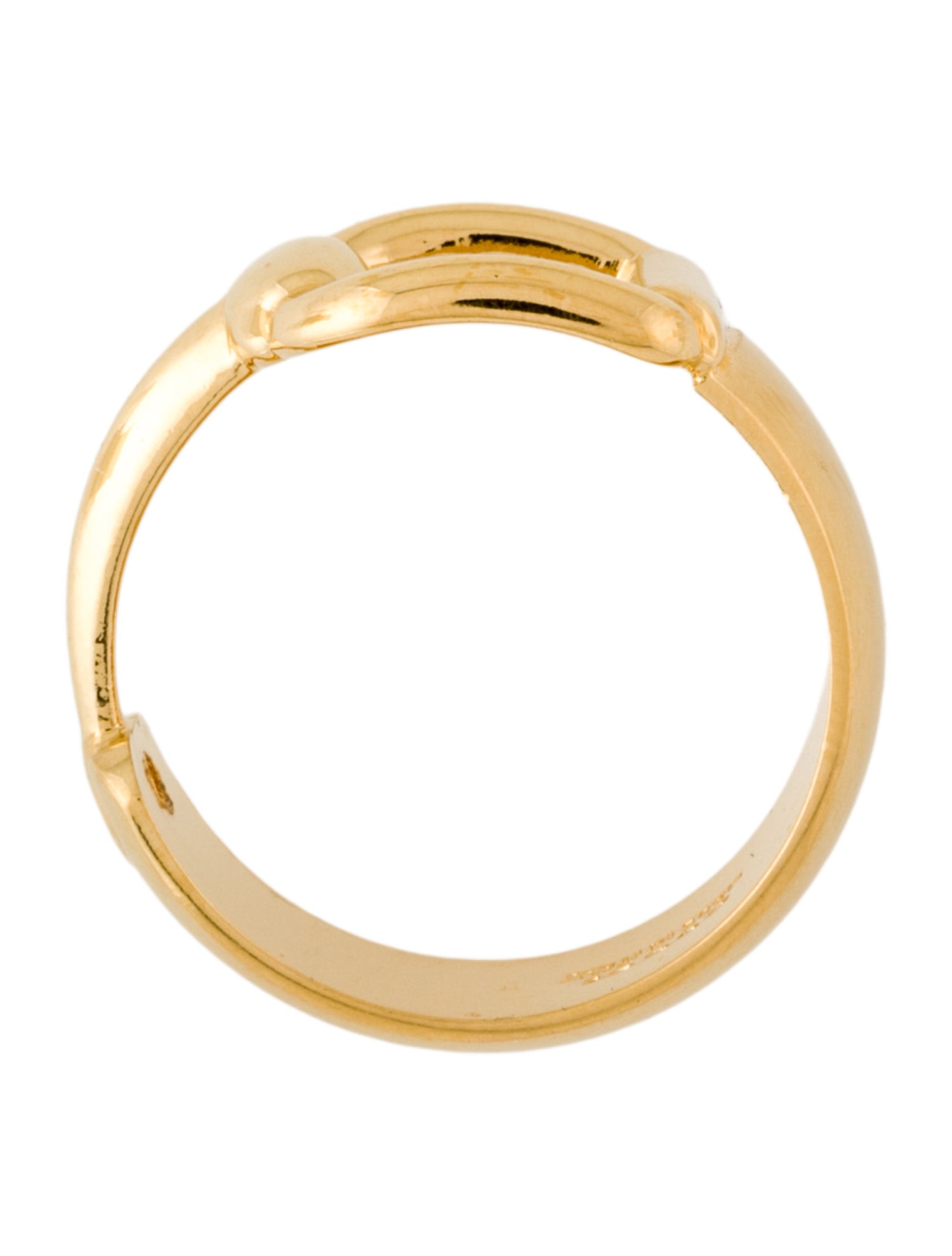Gucci Gold Scarf Ring