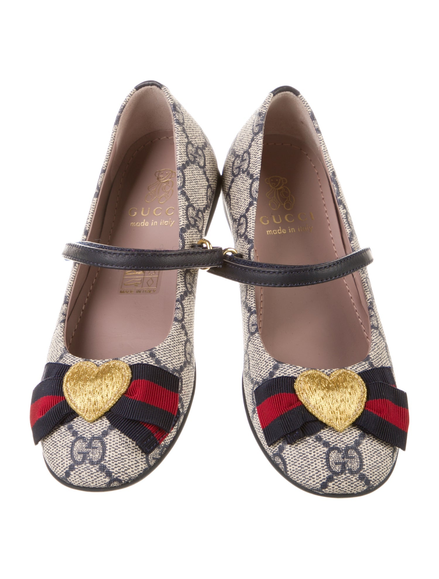 Gucci Girls' GG Ballet Flats