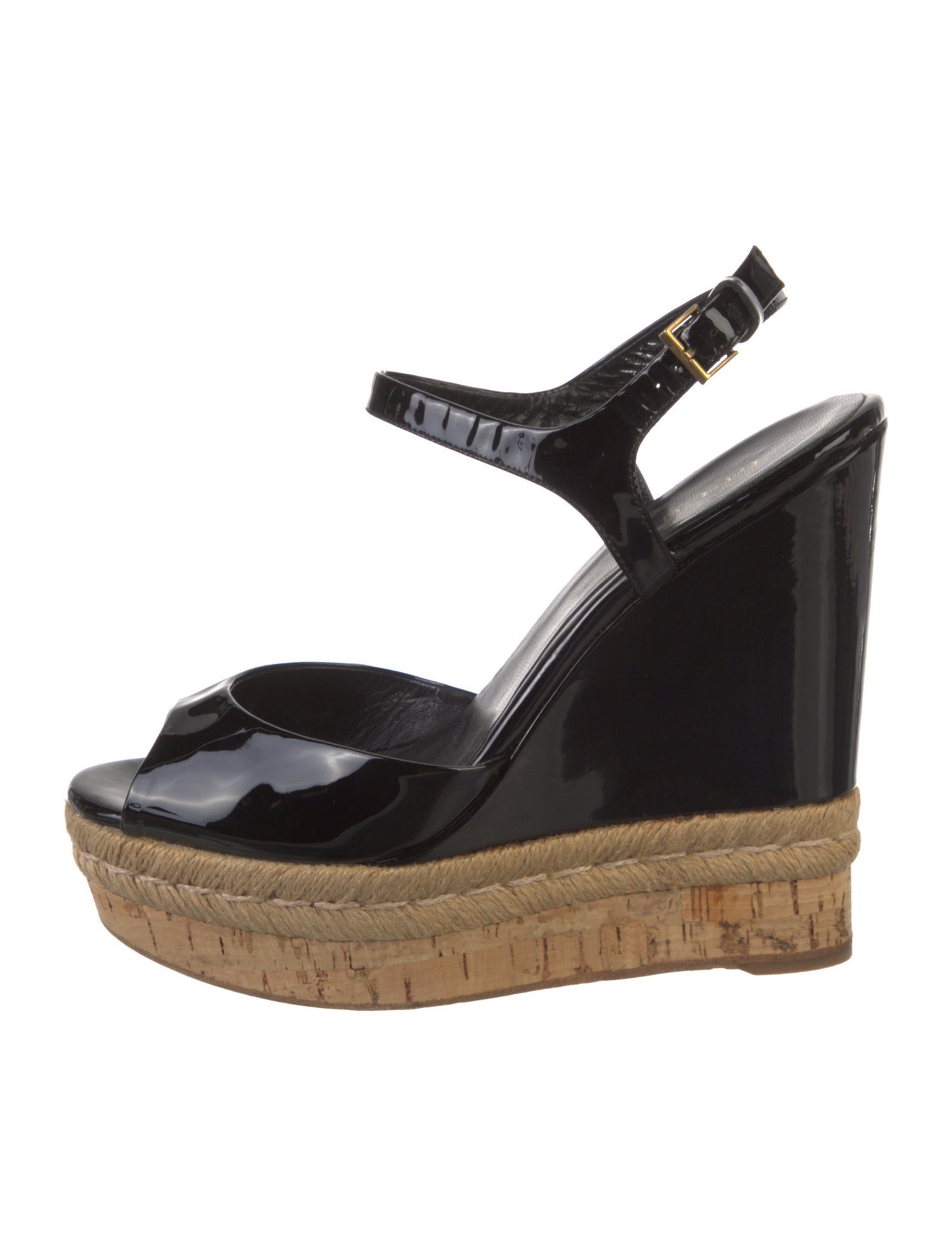 Gucci Patent Leather Espadrilles