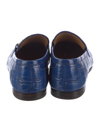 Gucci Horsebit Accent Leather Oxfords