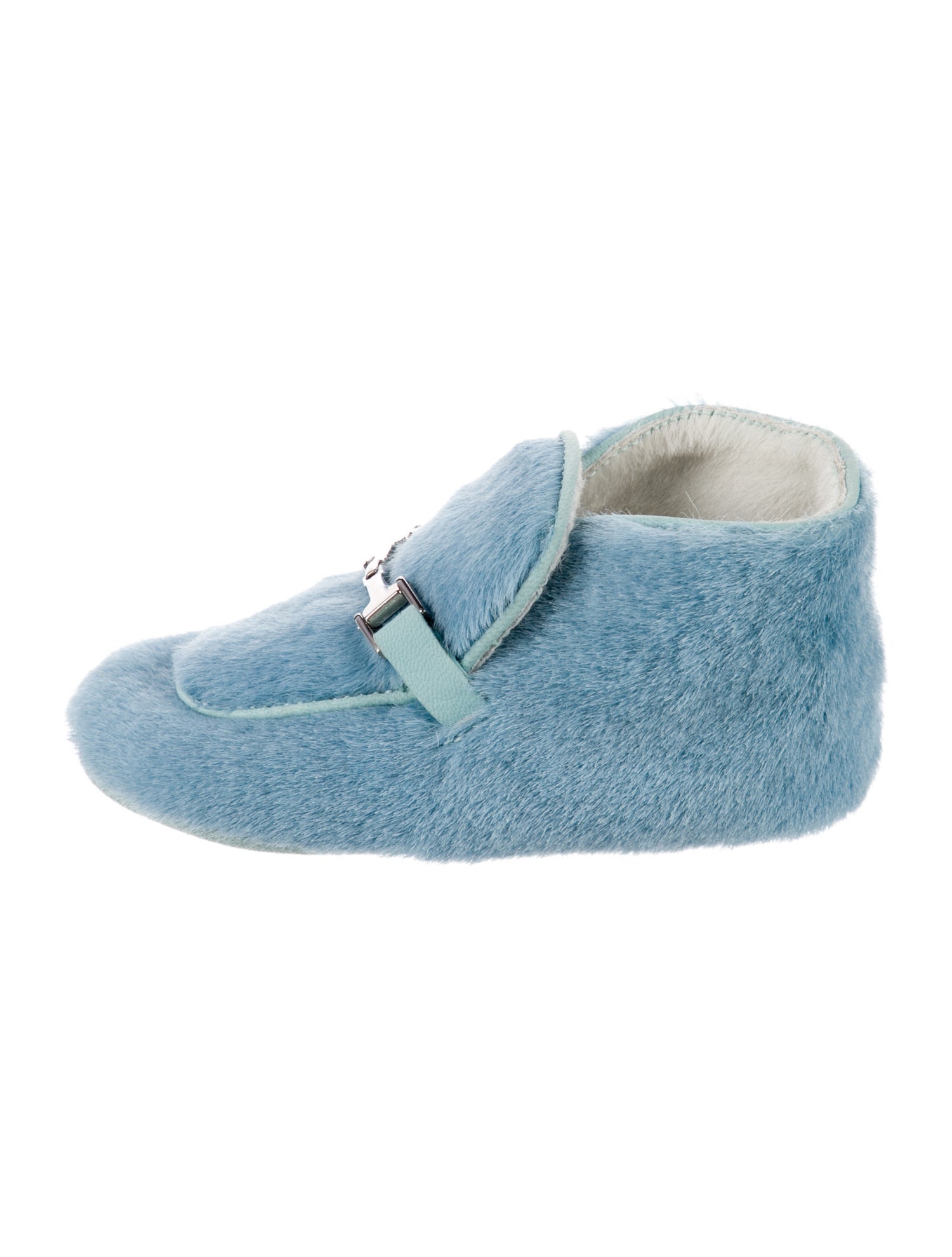 Gucci infant girls blue shoes