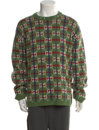 Gucci Wool Printed Pullover