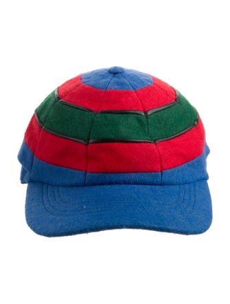 Gucci blue pattern print baseball cap