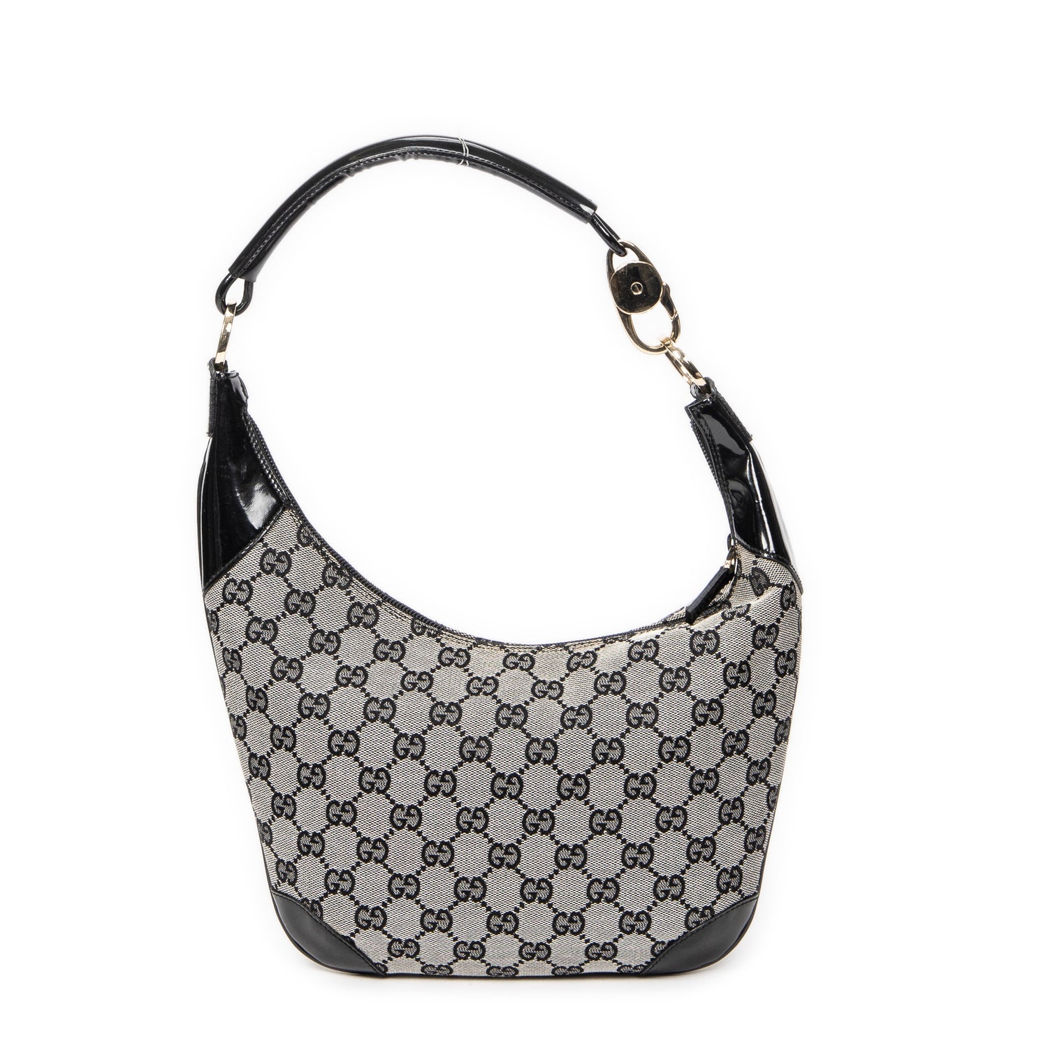 Gucci GG Canvas Ring Handle Hobo Small
