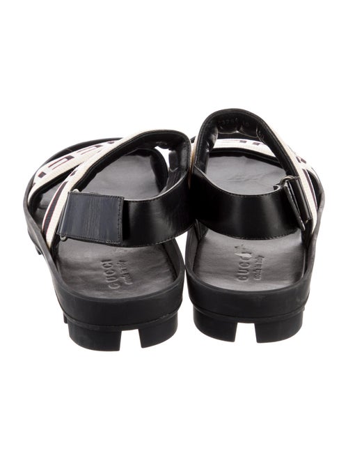Gucci Canvas Graphic Print Sandals