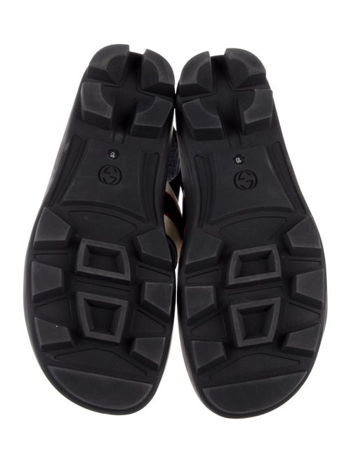 Gucci Canvas Graphic Print Sandals