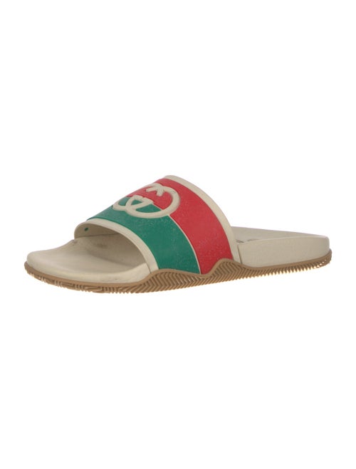 Gucci Web Accent Rubber Slides