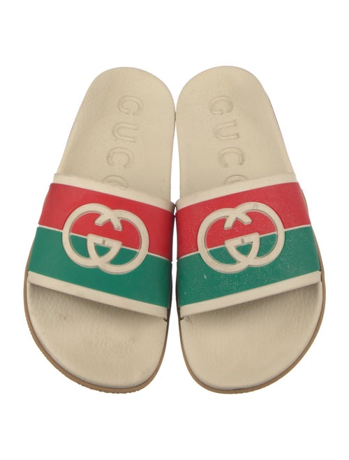 Gucci Web Accent Rubber Slides