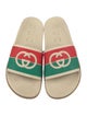 Gucci Web Accent Rubber Slides
