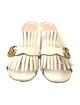 Gucci Running GG Logo Leather Slides