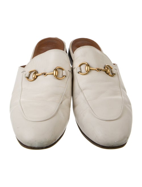 Gucci Horsebit Accent Leather Mules