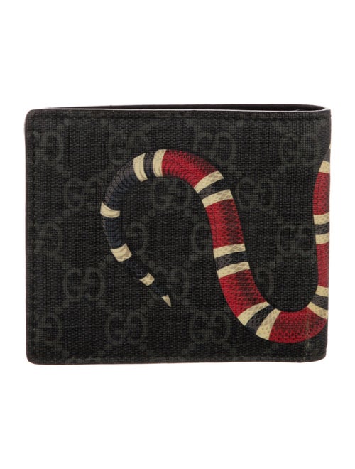 Gucci Kingsnake Bifold GG Supreme Wallet