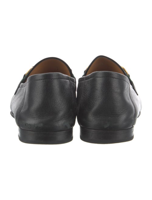 Gucci Web Accent Leather Dress Loafers