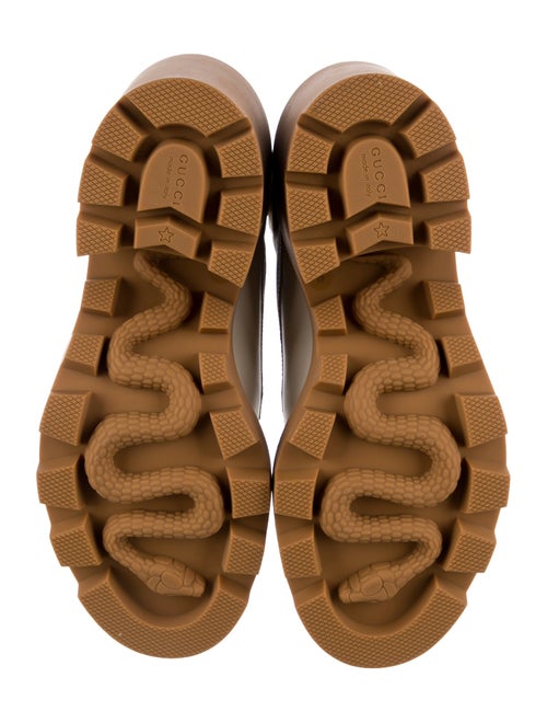 Gucci Quilted Pattern Combat Boots