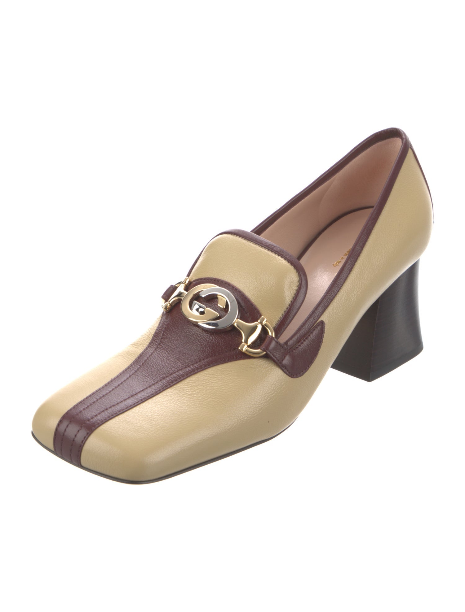 Gucci Interlocking G Horsebit Leather Pumps