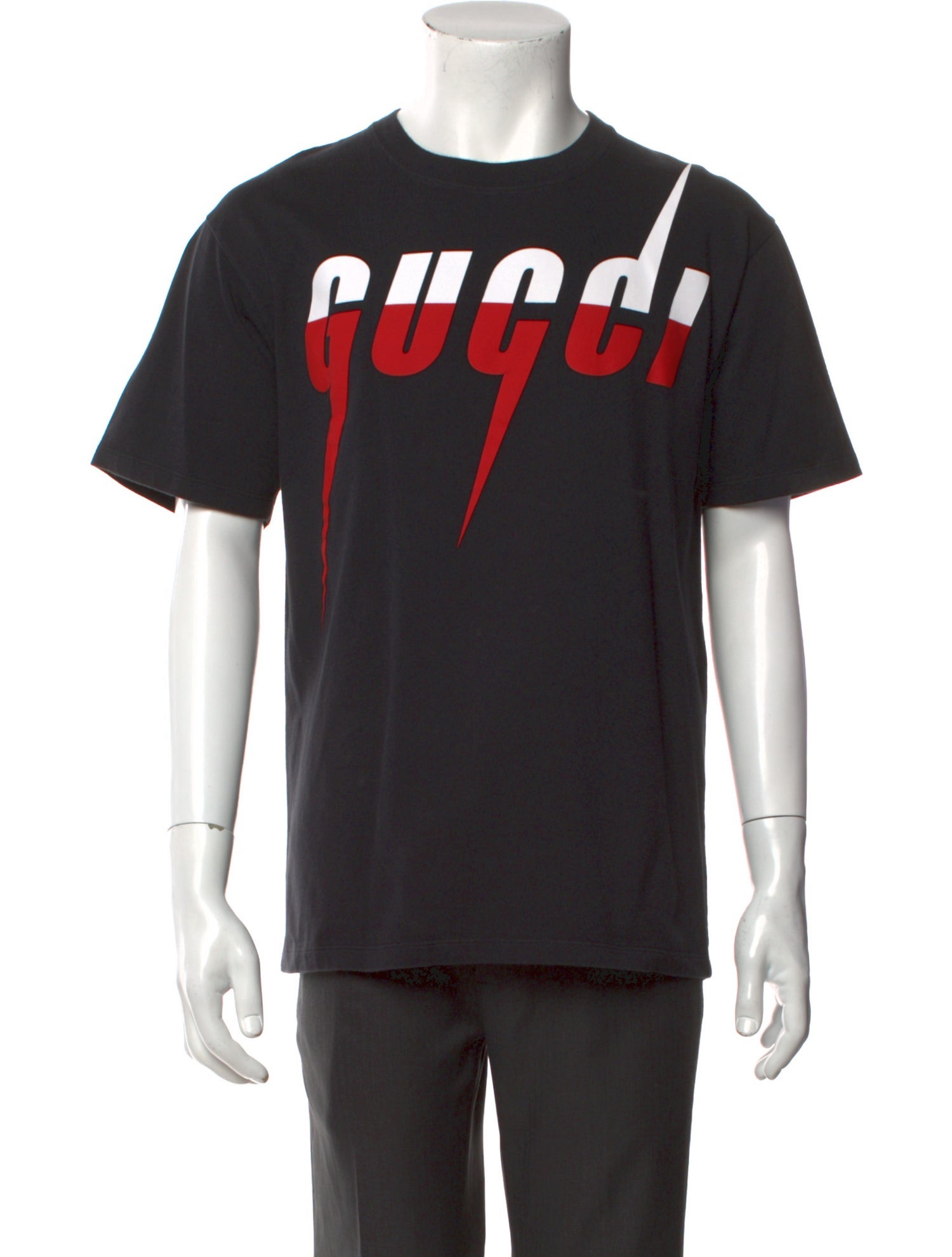Gucci Graphic Print Crew Neck T-Shirt