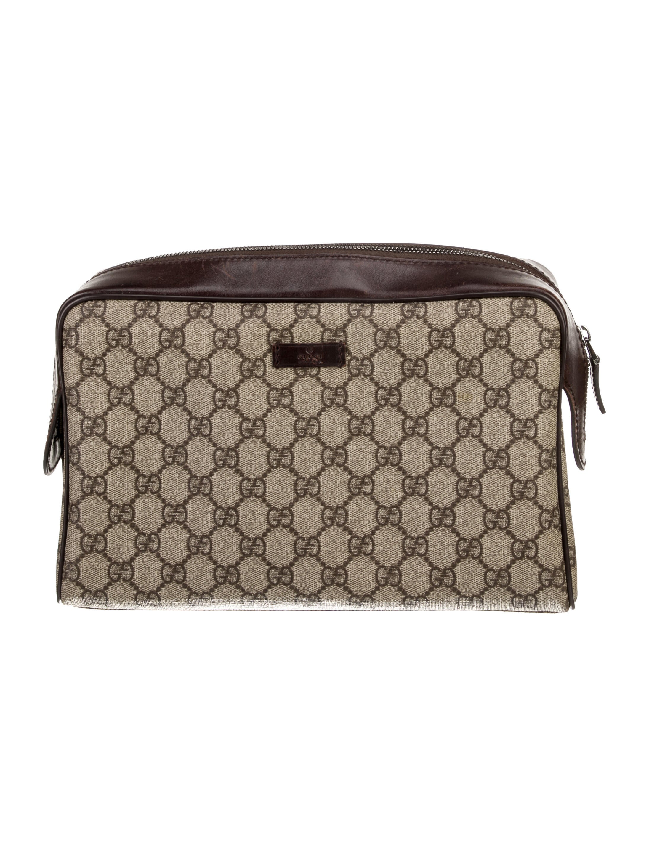 Gucci Canvas Monogram Cosmetic Bag